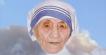 Mother Teresa talks to the queen
